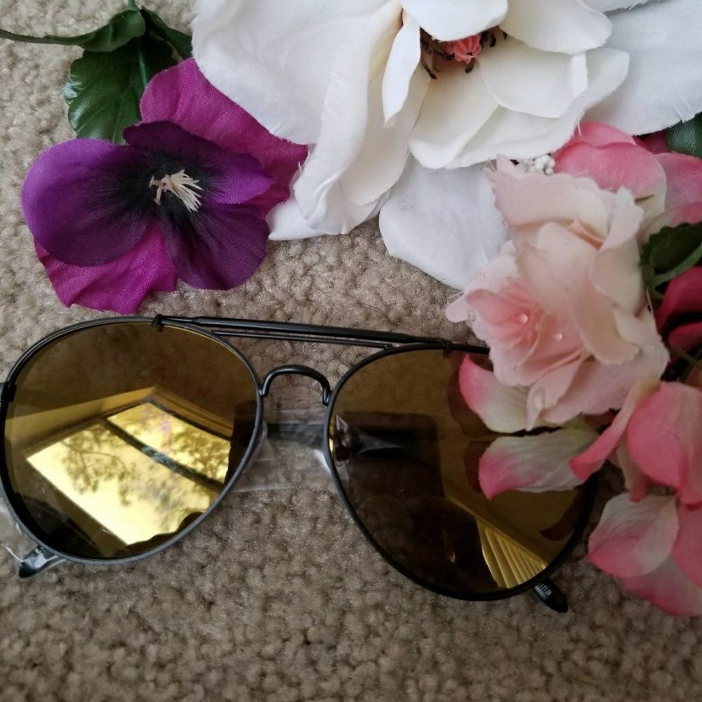 Fashion Big Style Aviator Sunglasses Thick Side Ne